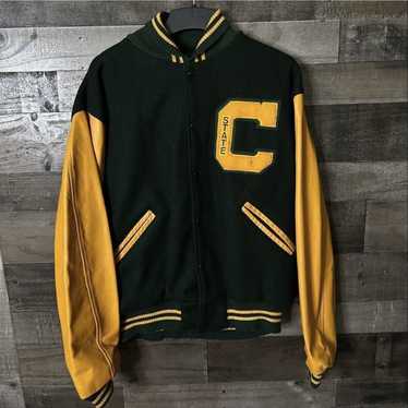 80s Baseball League Chainstitch Varsity Jacket - Men's Small