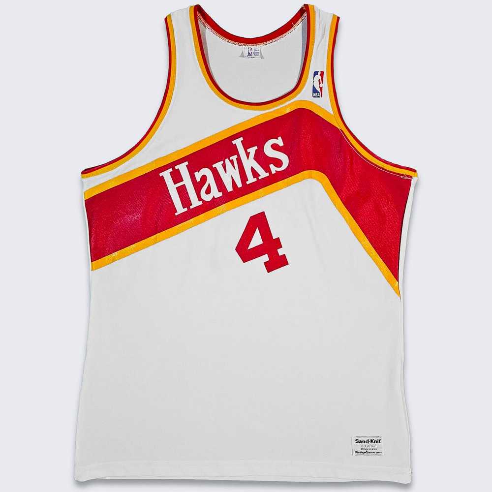 Macgregor Sand Knit × NBA × Vintage Atlanta Hawks… - image 1