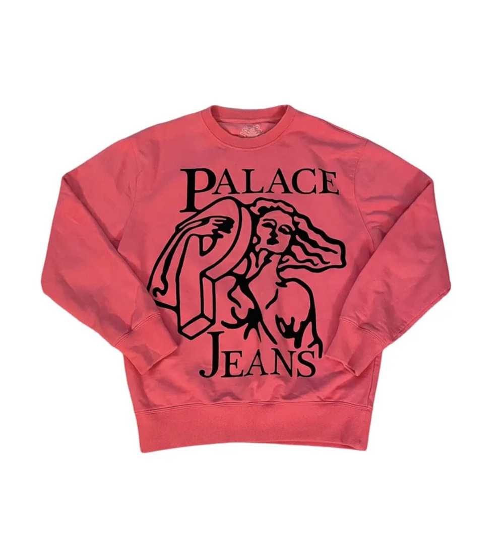 Palace Palace Skateboards Sweater Pink Jeans Crew… - image 1