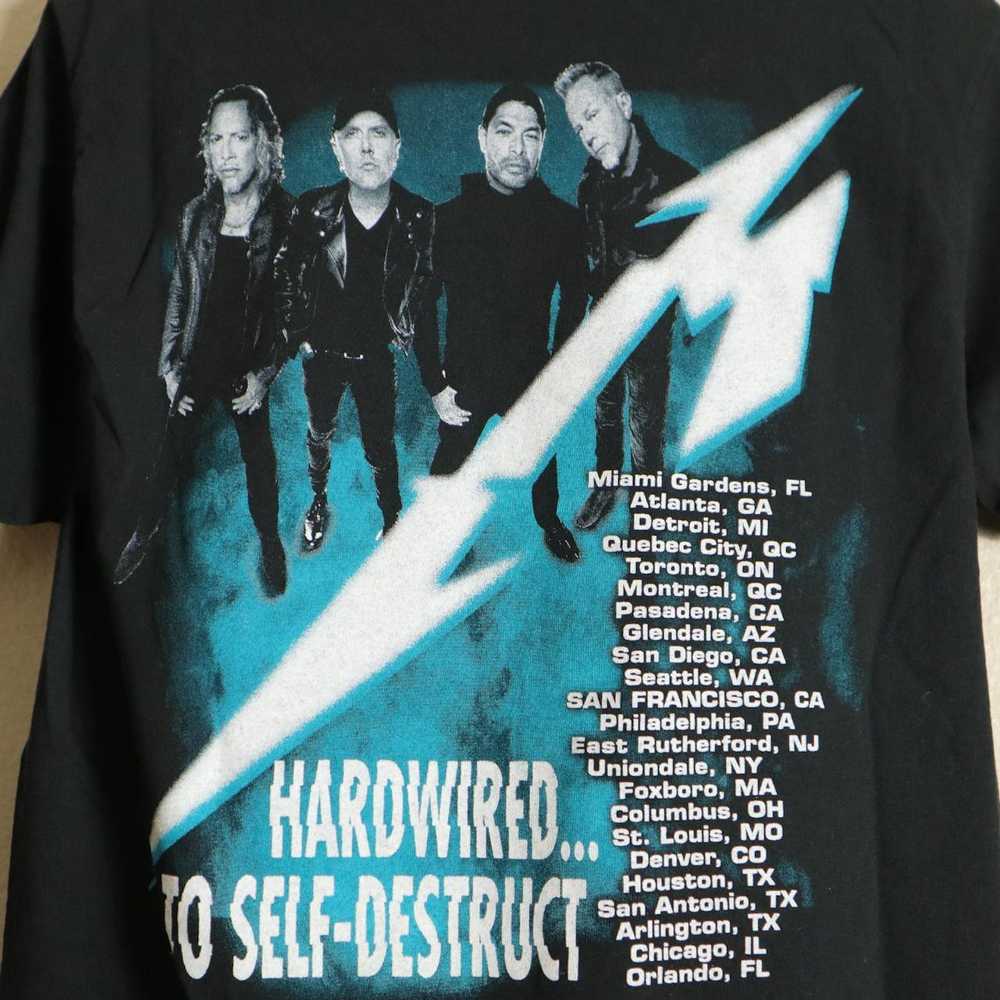 Band Tees × Streetwear Metallica Hardwired to Sel… - image 5