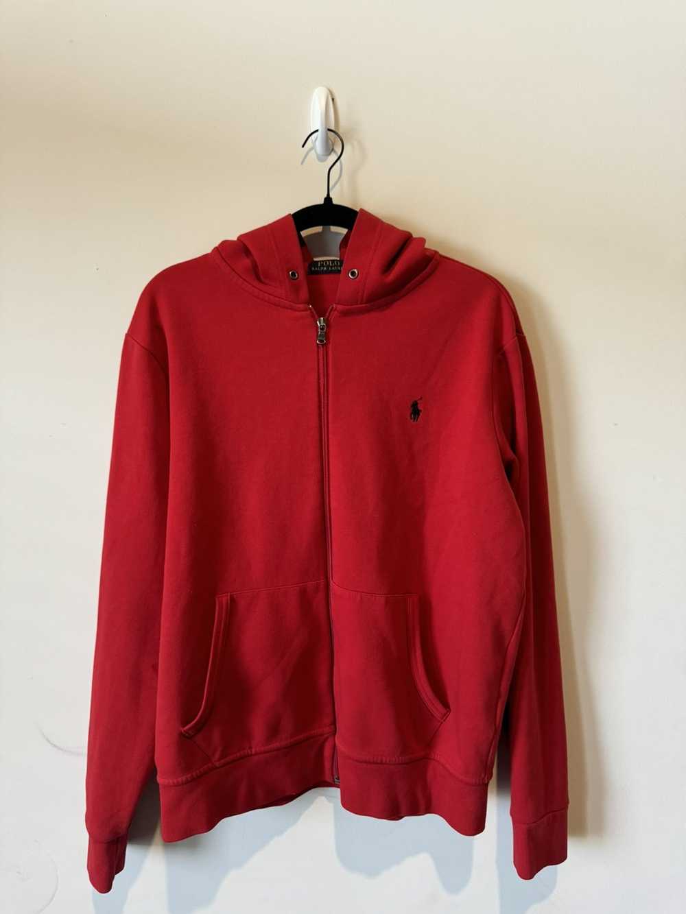 Polo Ralph Lauren Red Polo Hoodie - Gem