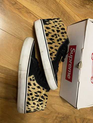 Supreme, Shoes, Supreme Leopard Vans