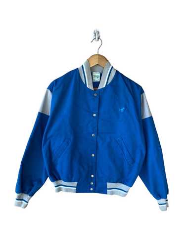 BLUE WHITE LEATHER VARSITY – Vintage-Rag