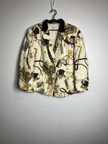 Avant Garde × Rare × Vintage 100% silk Jacket / Bl