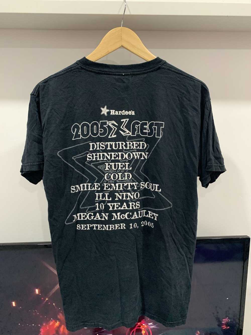 Band Tees × Gildan 2005 X Fest Disturbed Shinedow… - image 2