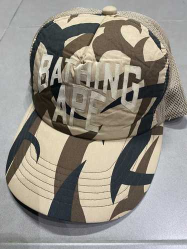 Bape Bape “Tribal Camo” Trucker Cap OG Rare - image 1