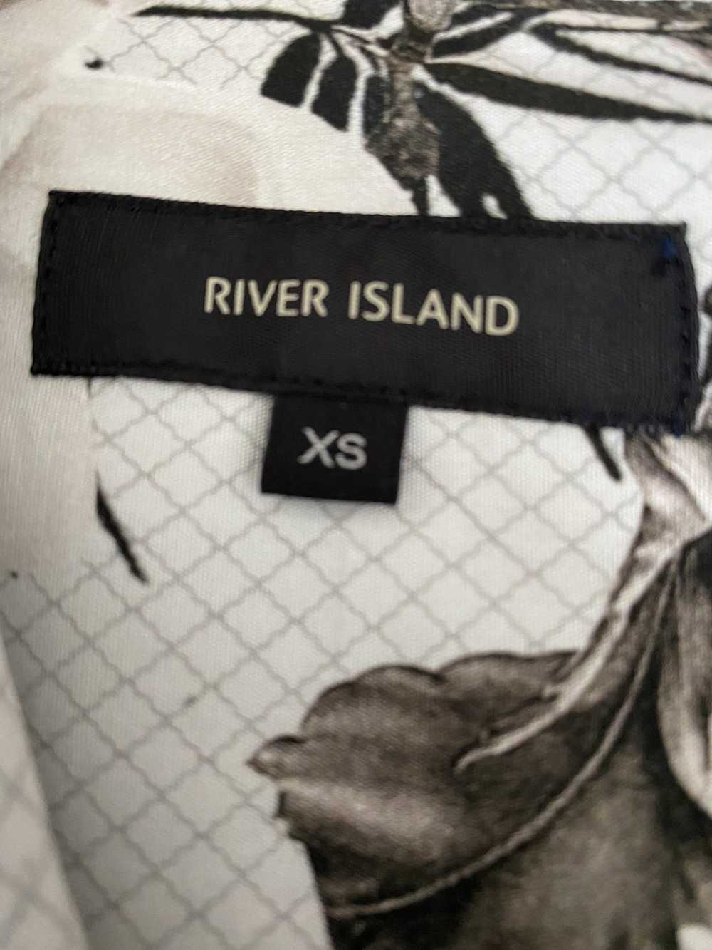 River Island Floral skinny shirt x vintage aesthe… - image 3