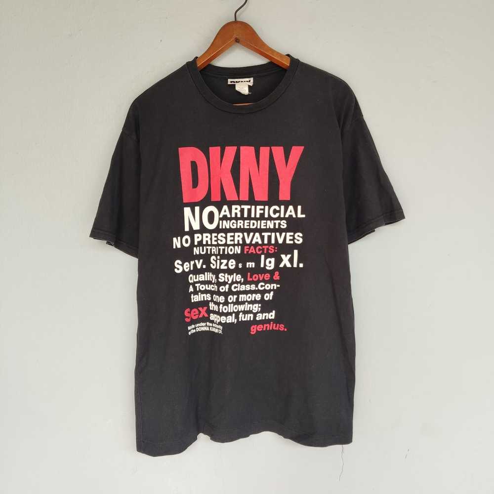 DKNY × Donna Karan × Vintage VINTAGE 90S DKNY T S… - image 1