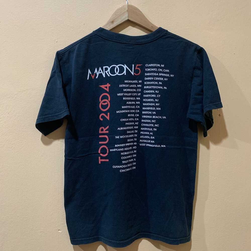 Band Tees × Made In Usa Maroon 5 Tour 2004 Tshirt… - image 3