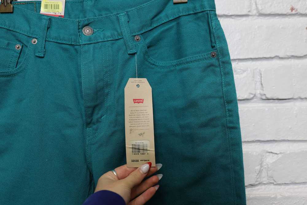levis 541 brand new teal jeans size 33/29 - image 2