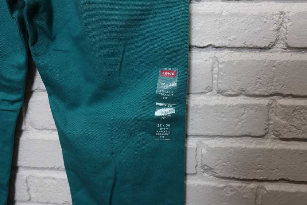 levis 541 brand new teal jeans size 33/29 - image 9