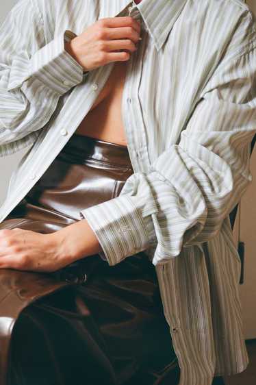 Vintage Striped Yves Saint Laurent Button up