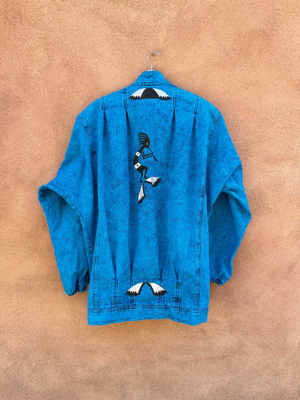 Kokopelli Blue Santa Fe Style Denim Jacket by MJR - image 1