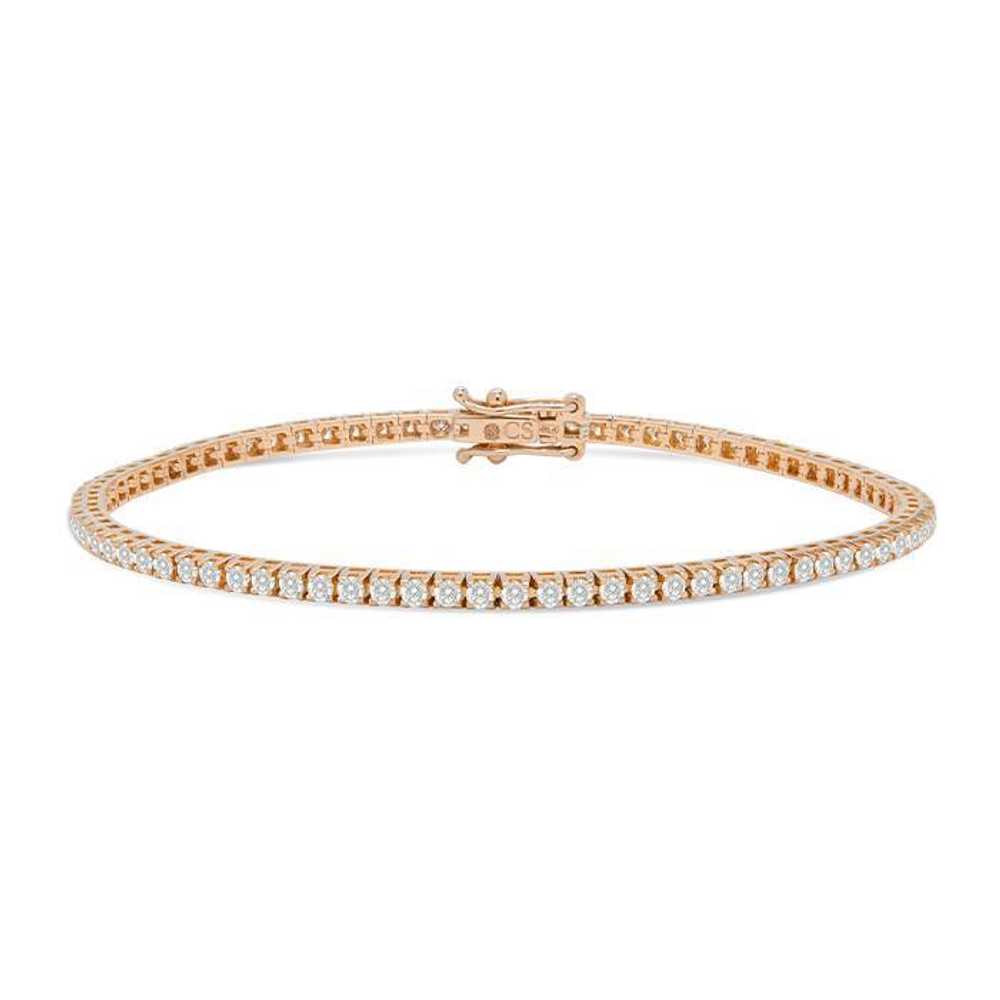 bracelet in pink gold and diamonds (1,75 carat) C… - image 1