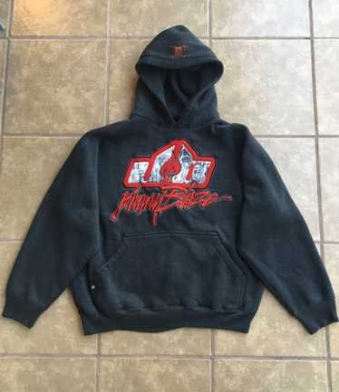 90s B-BOY Johnny Blaze ブラックパーカー XLサイズ Johnny blaze hoodie sweatshirt - Gem