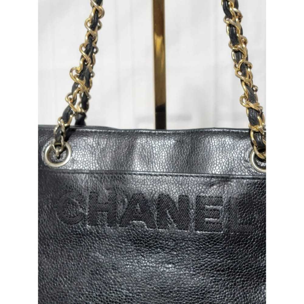 Chanel Leather tote - image 4