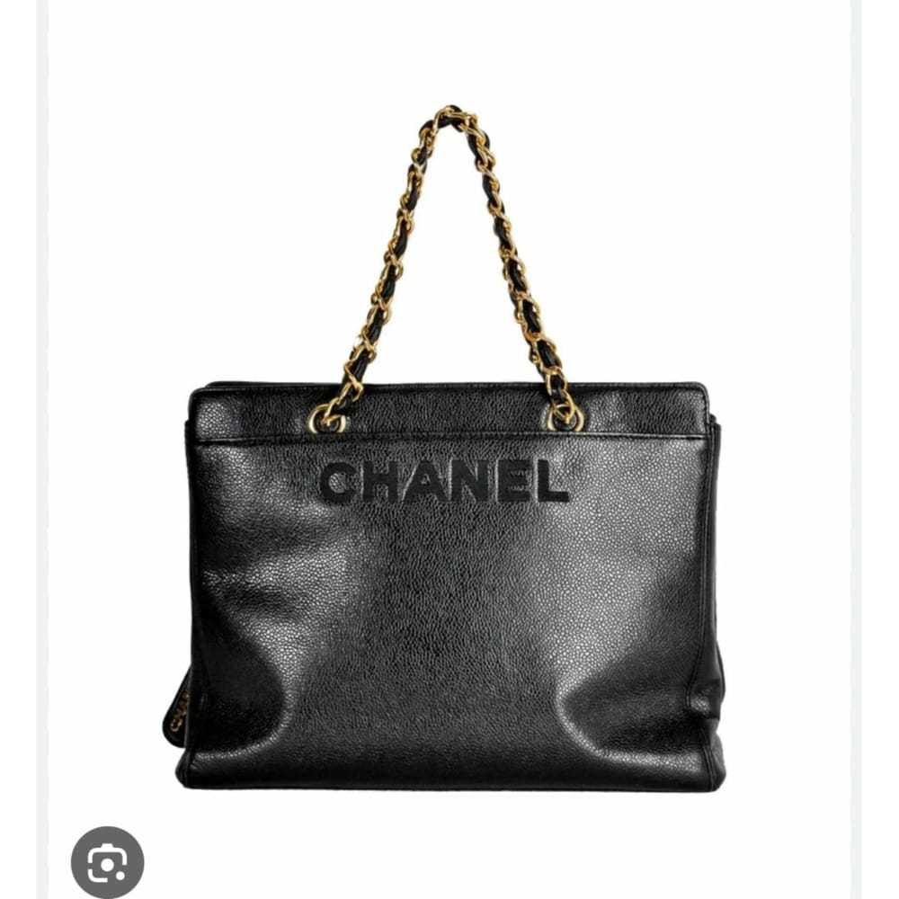 Chanel Leather tote - image 5