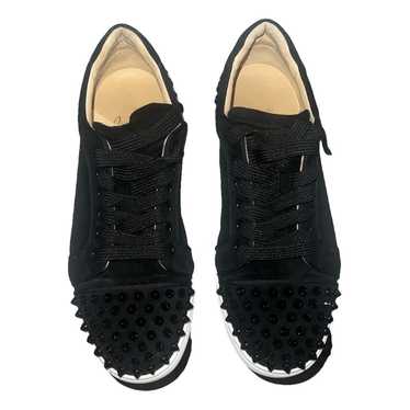 Spike studded neoprene trainers, Christian Louboutin