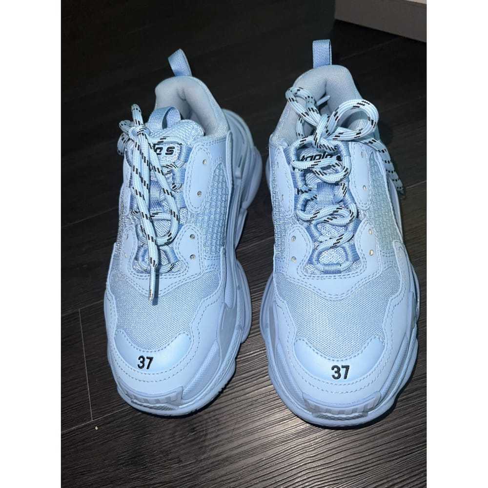 Balenciaga Triple S cloth trainers - image 3