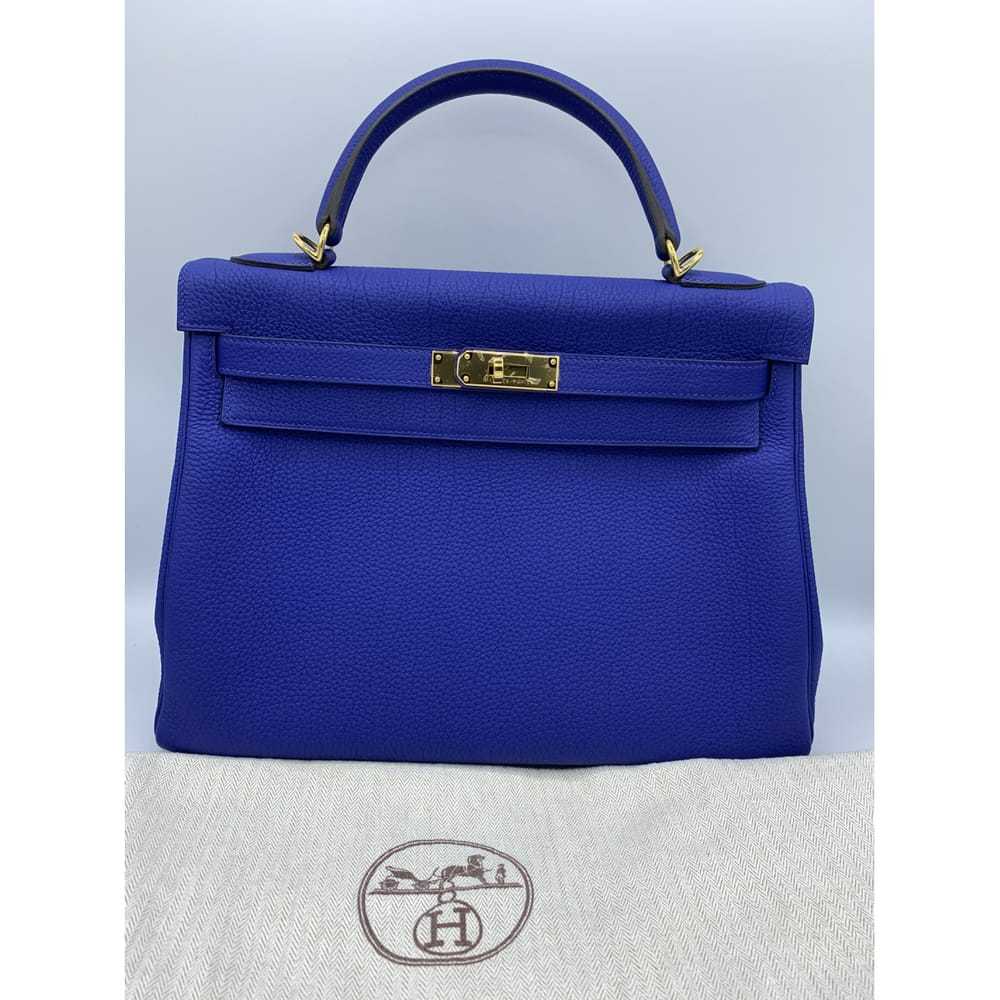 Hermès Kelly 32 leather handbag - image 10