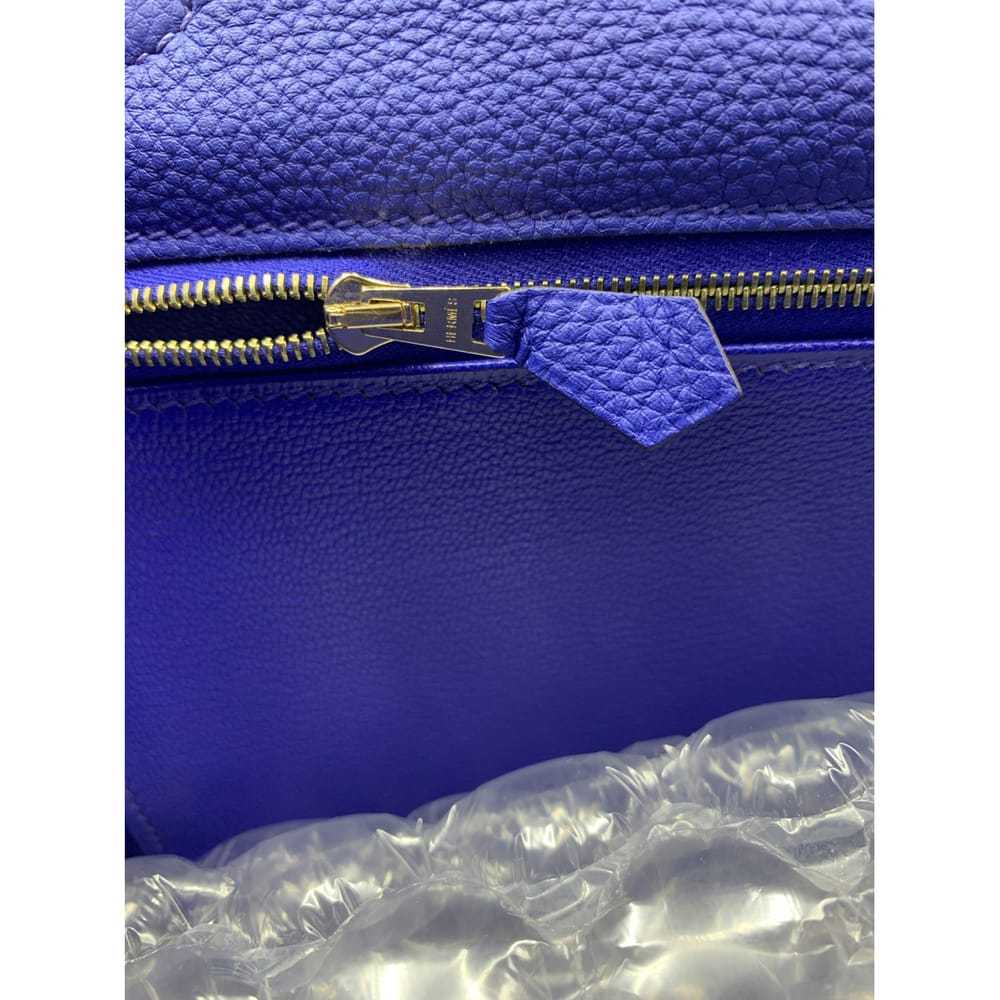 Hermès Kelly 32 leather handbag - image 5