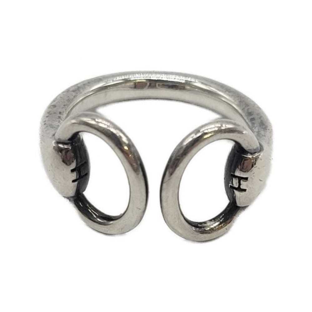 Hermès Nausicaa silver ring - image 2