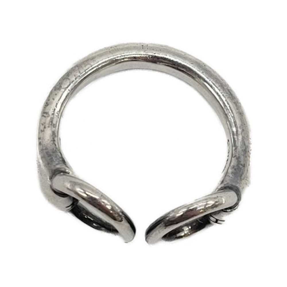 Hermès Nausicaa silver ring - image 3