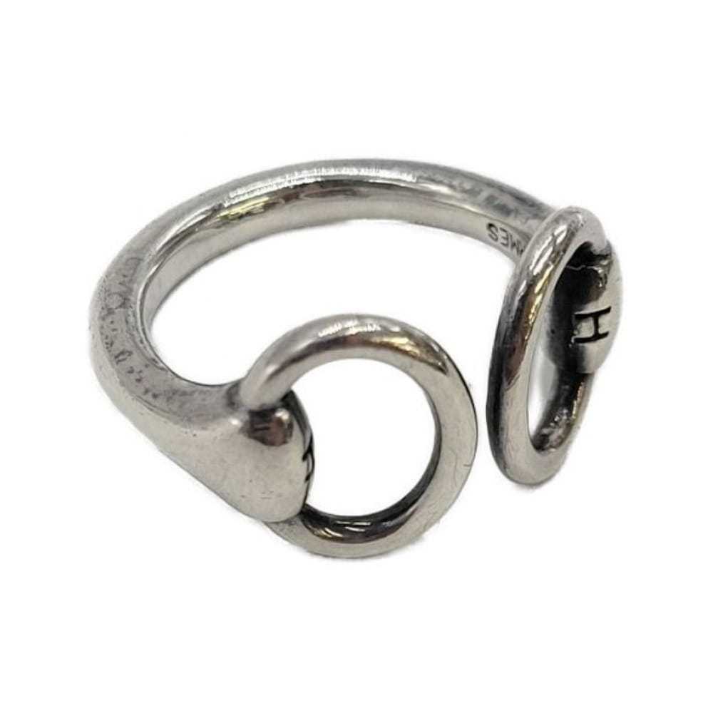 Hermès Nausicaa silver ring - image 4