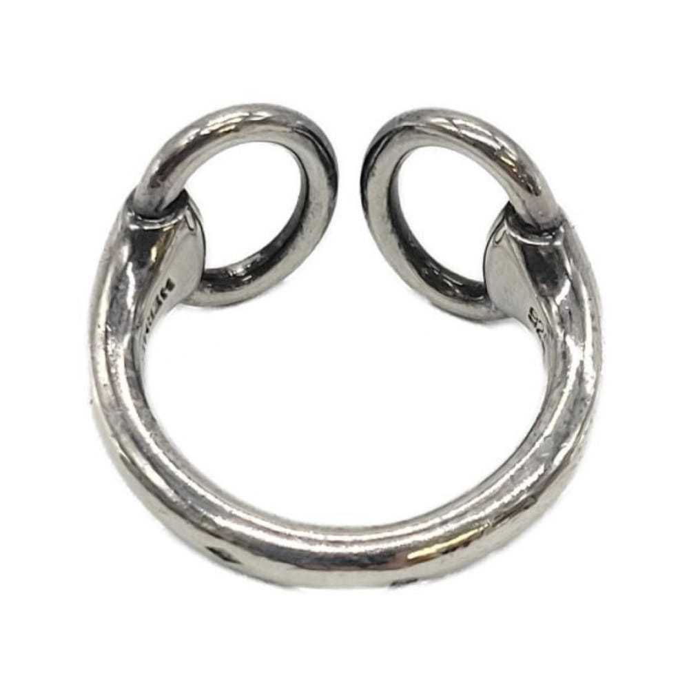 Hermès Nausicaa silver ring - image 5