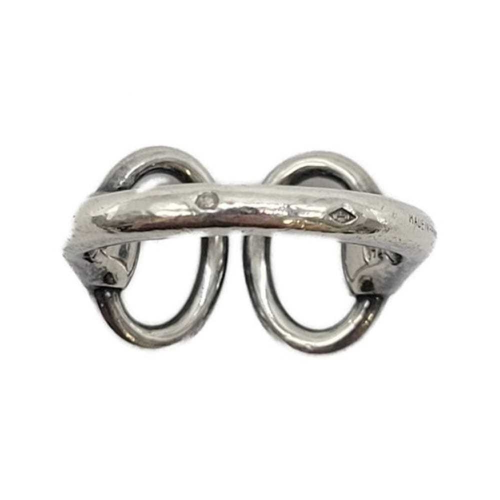Hermès Nausicaa silver ring - image 7