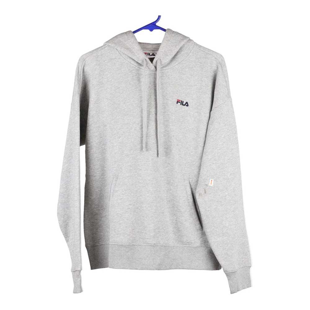 Fila Hoodie - Medium Grey Cotton Blend - image 1