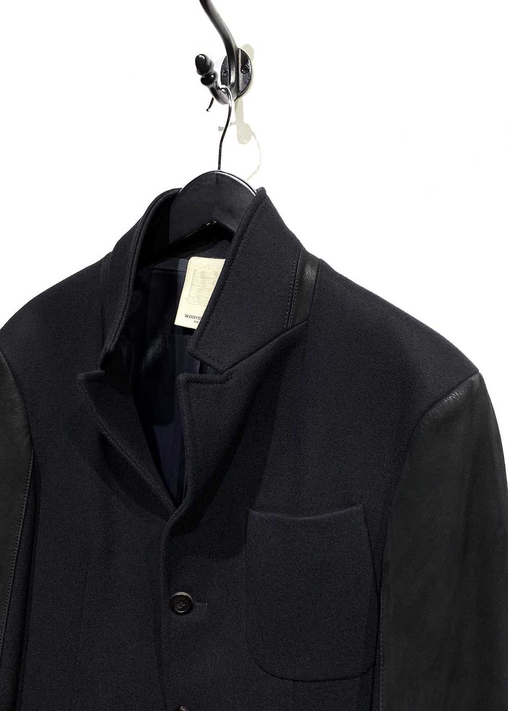 Wooyoungmi Wooyoungmi Navy Wool Blazer Jacket Bla… - image 2