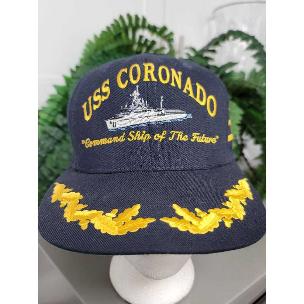 Other Vtg USS Coronado 3rd Fleet Snapback Hat - image 3