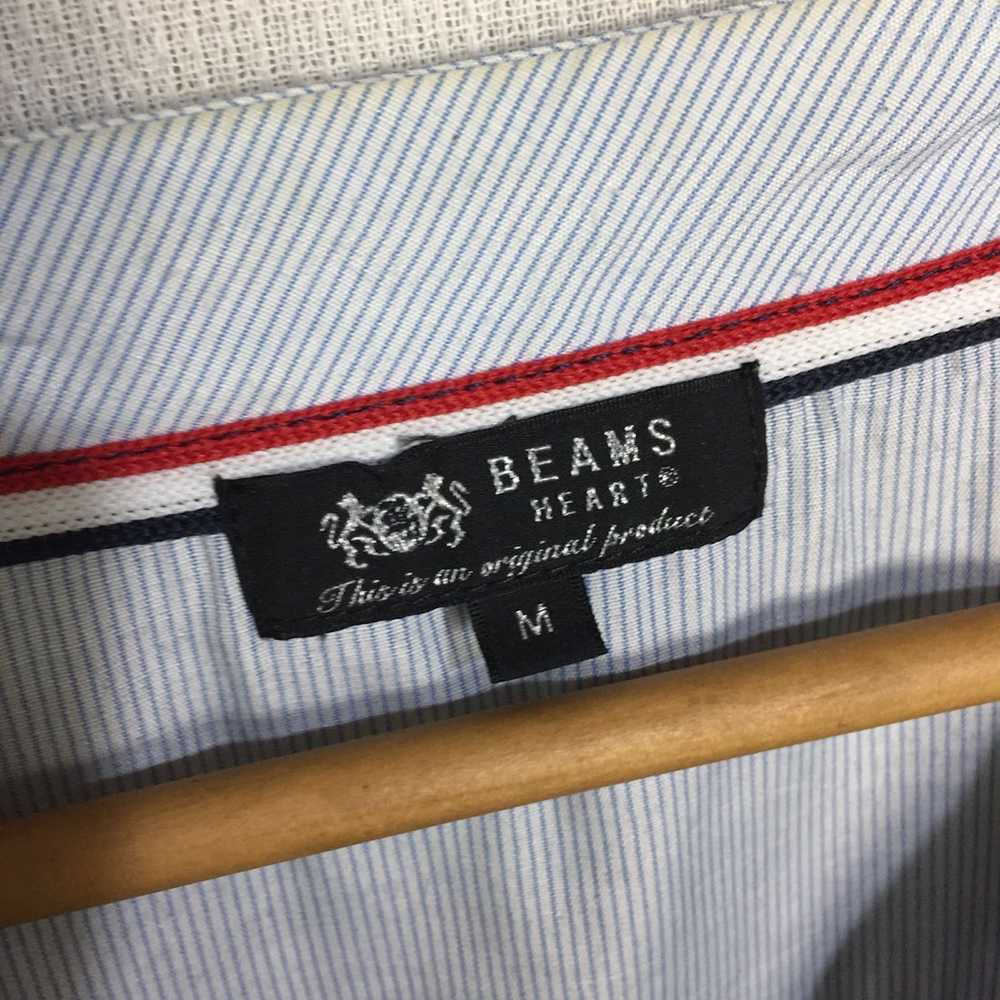 Beams Plus Beams heart cardigan double pocket - image 4