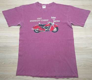 Rare!! Indian Motorcycle Vintage 80s Tees Paper Thin … - Gem