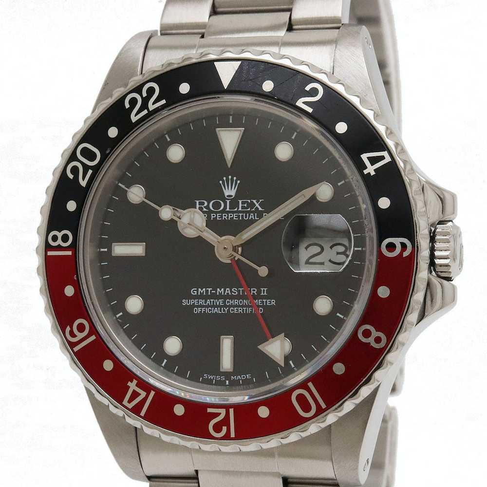 Rolex ROLEX GMT Master 2 Red and Black Bezel Dial… - image 4