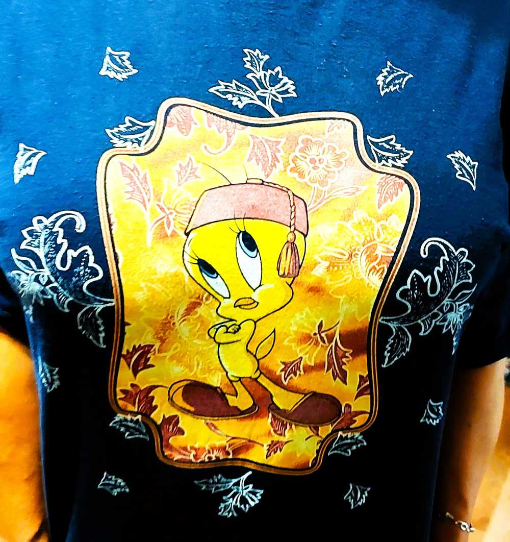 Warner Bros Vintage 1999 Tweety Bird wearing a Fe… - image 3