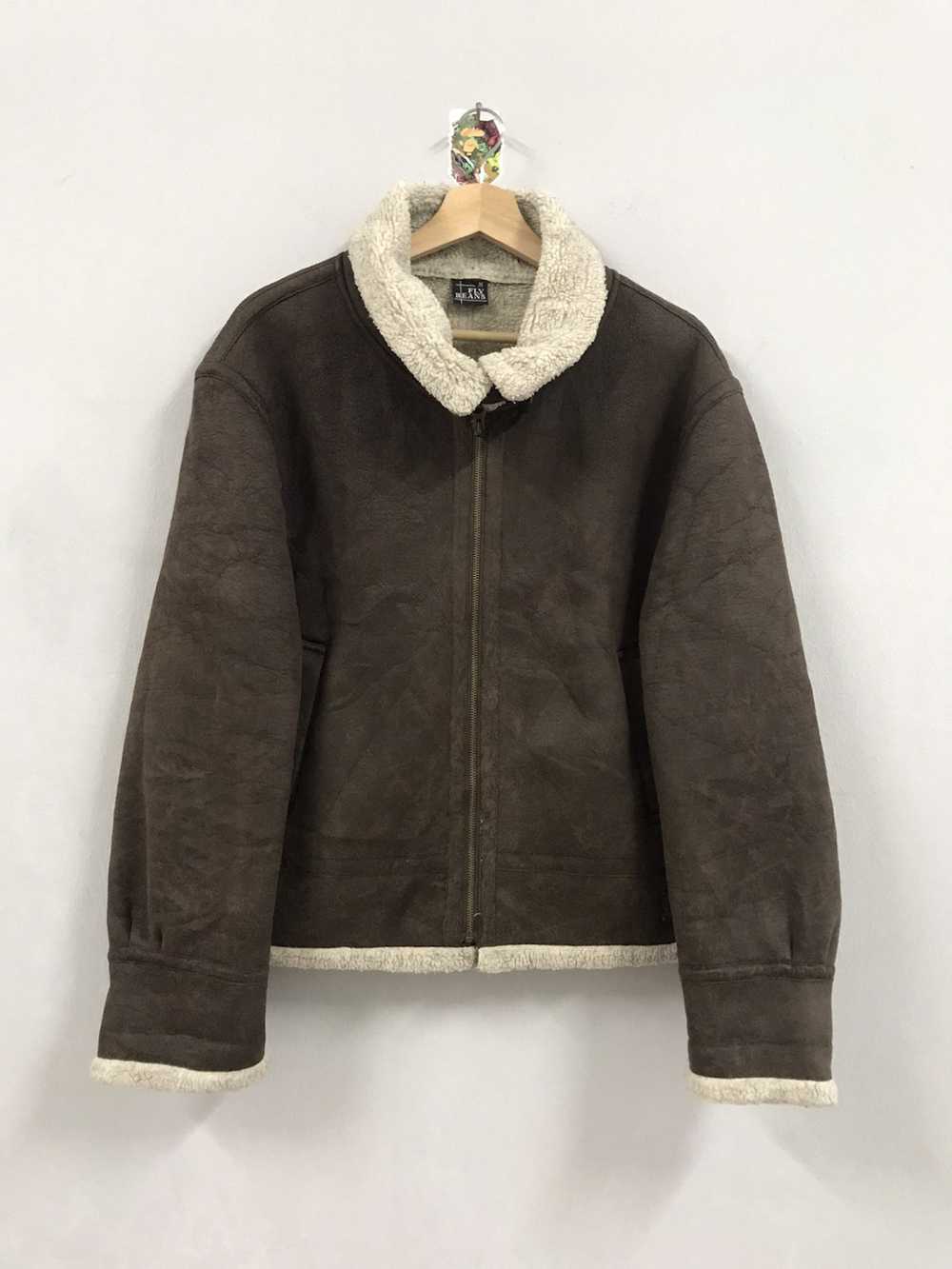 L.L. Bean × Vintage Vtg Fly Beans Fly Jacket Japa… - image 1