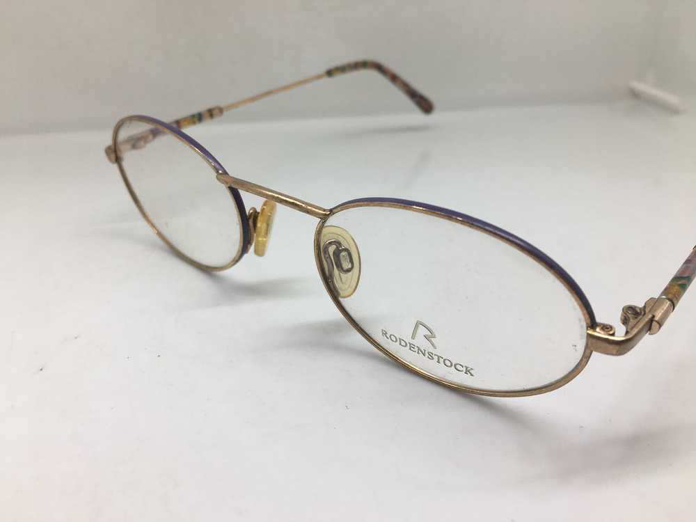 Vintage Vintage Rodenstock Oval Gold Eyeglasses F… - image 3