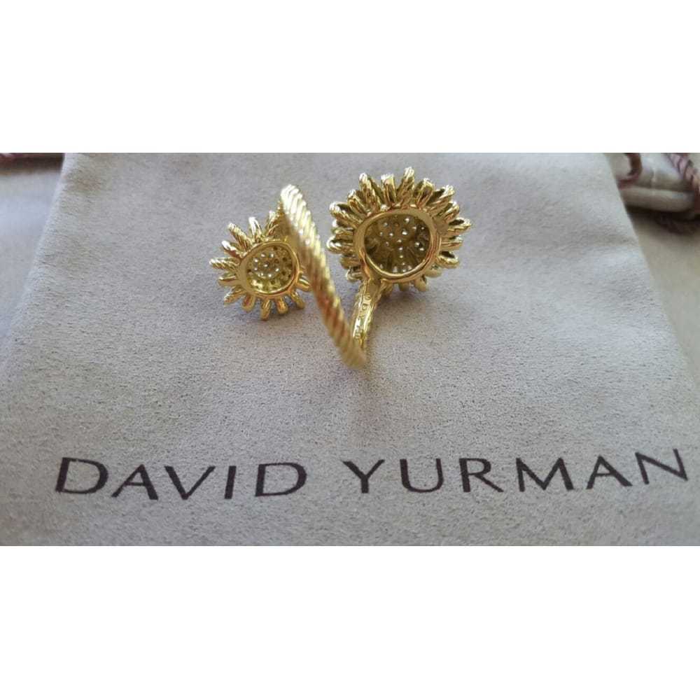 David Yurman Yellow gold ring - image 11