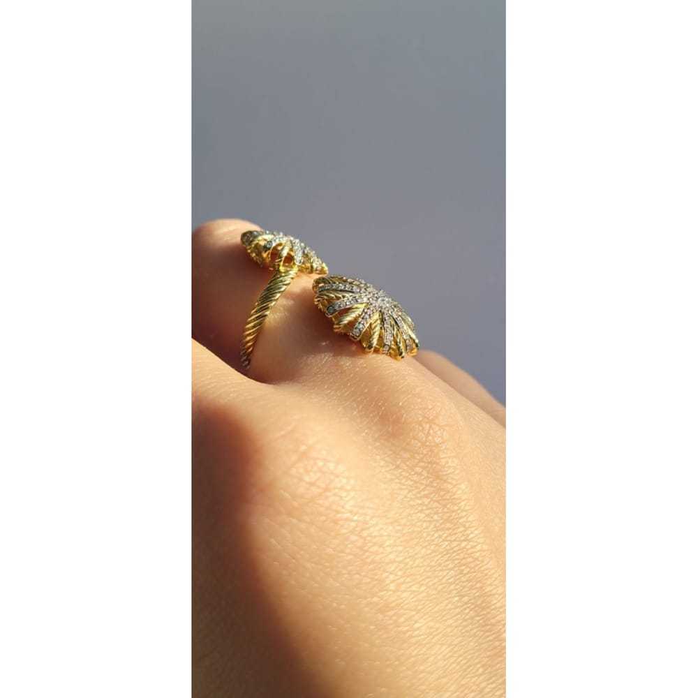 David Yurman Yellow gold ring - image 4