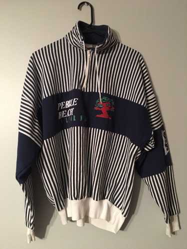 Vintage Pebble Beach Striped Sweatshirt - image 1