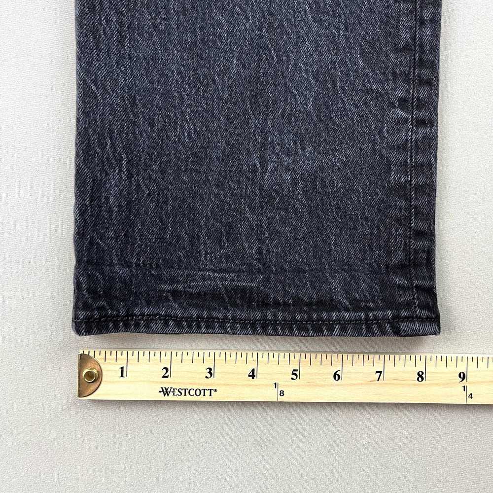Levi's Levis 501 Jeans 40x32 Black Denim Original… - image 12
