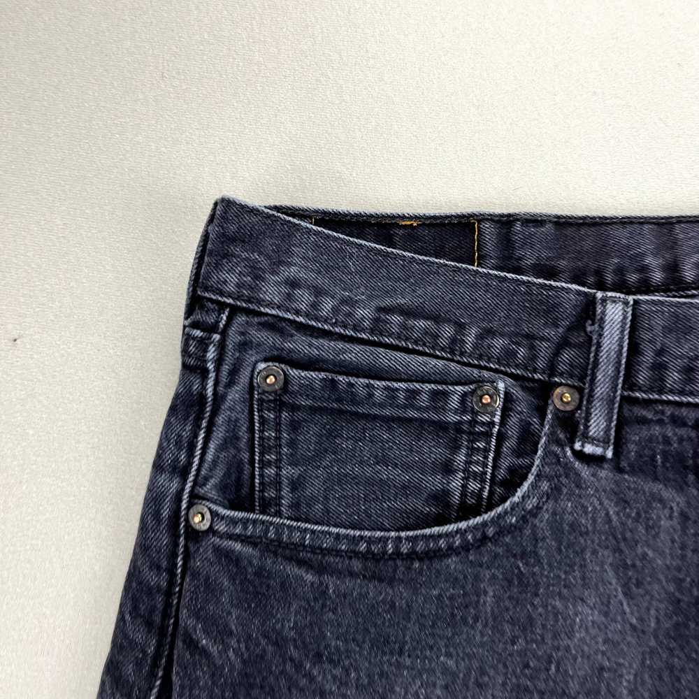 Levi's Levis 501 Jeans 40x32 Black Denim Original… - image 6