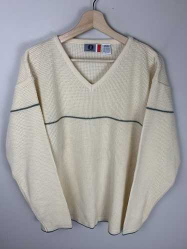 Coloured Cable Knit Sweater × Vintage Vintage Stri