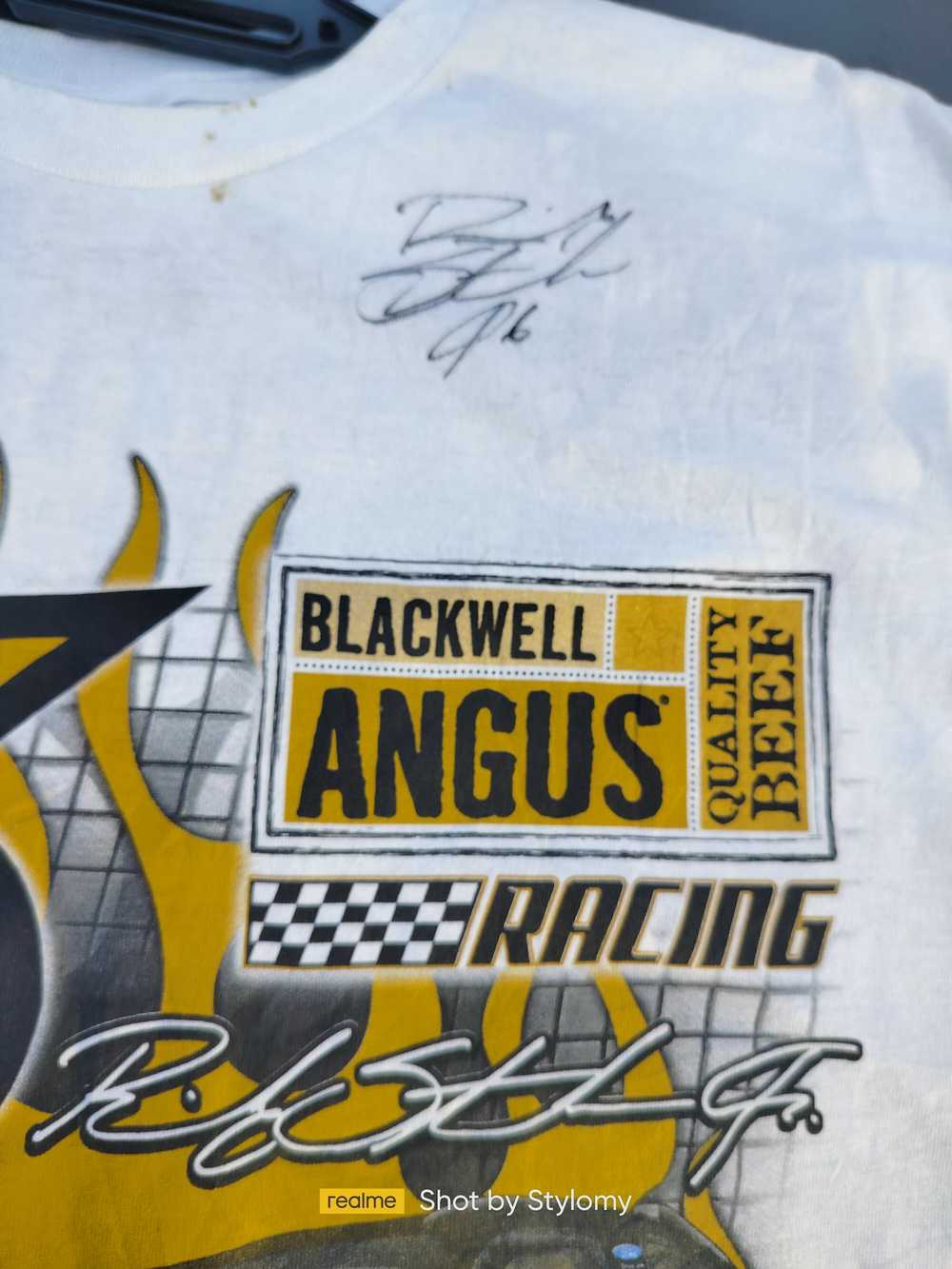 NASCAR Ricky Stenhouse Jr with signatures tee - image 6