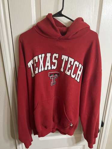 Texas Tech Dark Horse Arch Vintage Varsity Jacket in Red, Size: 2X, Sold by Red Raider Outfitters