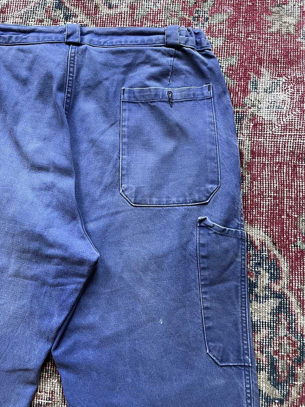 Vintage Vintage French Workwear Pants 60s faded - image 5