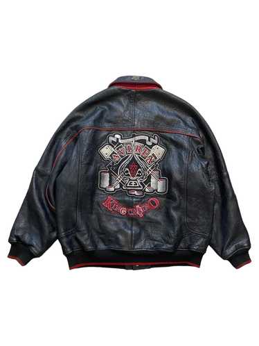 80's leather jacket avirex - Gem