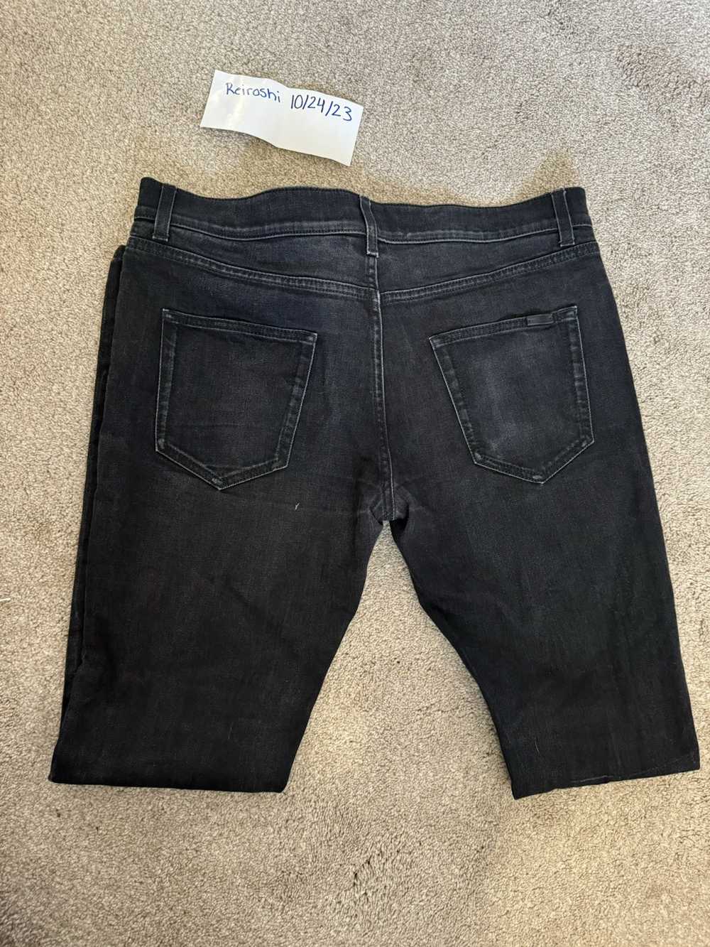 Ysl Pour Homme YSL Black men’s coated skinny jeans - image 3